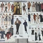 Vintage VOGUE Sewing 13 Pattern LOT Klein Tamotsu Miyake Sz 8-16 80’s 90’s Suits