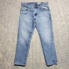 Adriano Goldschmied Jeans Men 31x27 Blue The Tellis Modern Slim Denim Distressed