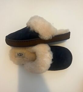 UGG slippers navy w size  7 new in box