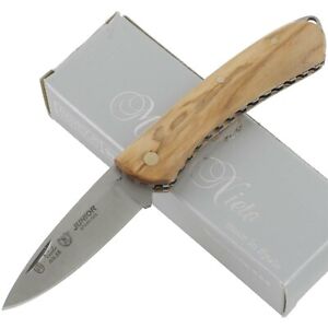 Miguel Nieto Navaja Linea Junior Pocket Folding Knife NIE393 Olive Wood Handles