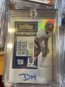 New Listing2020 Panini Contenders DARNAY HOLMES Championship Ticket AUTO / NEW YORK GIANTS