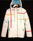 Obermeyer REBECCA Hooded Ski Snowboard Jacket Women's Size 8 Insulated White