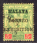 Malaya KELANTAN 1922 Exhibition 5c U, SG 31 cat £50