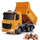 Toys - RC Construction Vehicles with Blue Warning Remote Control Dump Truck