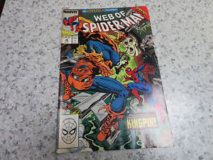 Marvel Web of Spider-Man March 1989 #48 Comic Book *Inferno*Hobgoblin Kingpin