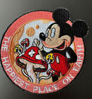 The Happiest Place On Earth Iron Sew On Trippy Mickey Patch 3.5”