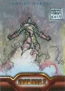 Iron Man 2 Sketch Card Iron Man by Andrew Robinson