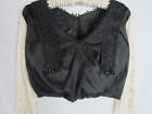 *True Antique Victorian Blouse Silk, Tambour Lace Sleeves, Heavily Beaded