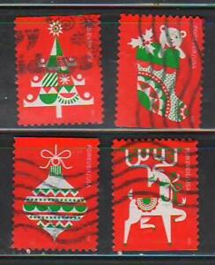 Holiday Delights, 2020, Sc 5526-5529, set of 4, used and off paper