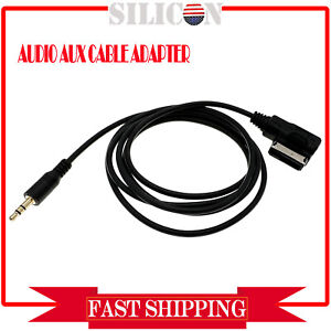Music Interface AMI MMI to 3.5mm Audio AUX Cable Adapter For Audi A5 Q5 Q7 S8 TT