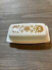 Vintage Pyrex Butterfly Gold Covered Butter Dish