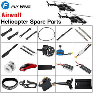 Fly Wing Airwolf RC Helicopter Original Parts Fuselage Blade Shaft Motor Servo