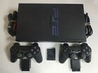GUARANTEED Sony Fat Playstation 2 PS2 Console Bundle 2 BRAND NEW Controllers VG