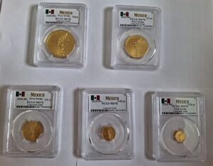 2020 gold Libertad coins set PCGS - MS 70 , (1,1/2, 1/4, 1/10, 1/20 Oz)