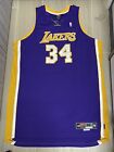 2001 Nike Authentic LA Lakers Shaquille O'Neal 34 Pro Cut Game Away Jersey 56+6