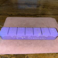 7 Day Pill Organizers - Purple Meijer Pharmacy 7” Long