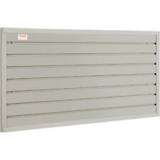 VEVOR Slatwall Panels Garage Storage Panel Organizer 1' H x 4' W Gray Set of 2