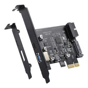 PCI-E 1X to USB 3.2 Gen1 USB3.2 Type-C Front Adapter Card F7I55938