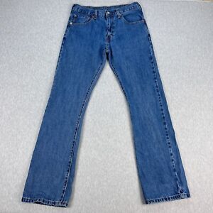 Levi's 517 Jeans Mens 32x34 Bootcut Blue Denim Cotton Red Tab 2023