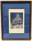 Vincent Van Gogh - The Church At Auvers, 1890 - Framed Print