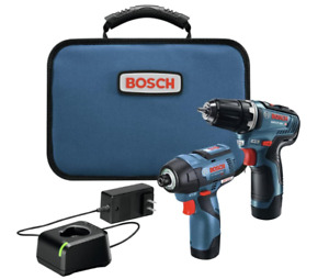 Bosch 12V Max 2-Tool Brushless Combo Kit GXL12V-220B22-RT (Renewed)