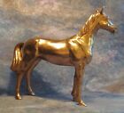 BEAUTIFUL LARGE BRASS THOROUGBRED OR CARRIAGE HORSE EXC VINTAGE CONDITION