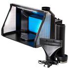 Portable Dual Fan Hobby Airbrush Paint Spray Booth Kit with Odor Extractor
