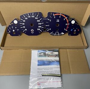 For BMW ALPINA E38 E39 E53 320 kmh  Tachometer Speedometer Face Cluster Gauges