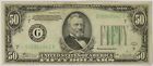 FR. 2102a-G 1934 $50 Federal Reserve Bank Note Chicago Illinois