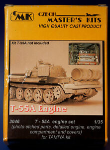 Original CMK Resin & Photo Etched Detailed Set for Tamiya 1/35 T-55A (CMK3046)