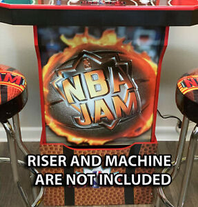 Arcade1up Kick plate Graphics - NBA JAM Basketball Graphic Sticker Decal Set