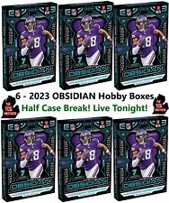 New York Jets Break #503 x6 2023 OBSIDIAN Football HOBBY BOX Half Case