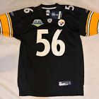 NWT Authentic Pittsburgh Steelers Football Jersey #56 Woodley 54 Rbk Super Bowl