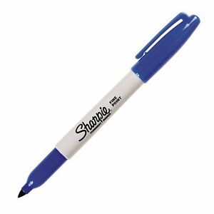 Sharpie Permanent Ink Marker Pen, Fine Point, Original Sharpie - Choose Color