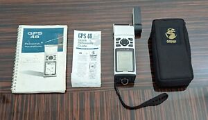 New ListingGarmin GPS 48 Vintage Handheld 12 Channels White Personal Navigator