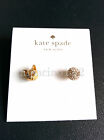 ~Kate Spade New York House Cat Pave Gold Stud Earrings~