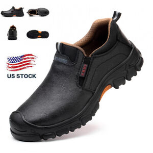 Mens Steel Toe Sneakers Indestructible Safety Shoes Non-Slip Work Boots US Size