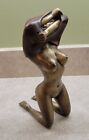 New ListingVintage ART DECO Cold Painted FRENCH Gilt NUDE WOMAN Art SCULPTURE