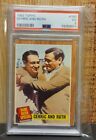 1962 TOPPS #140 LOU GEHRIG AND BABE RUTH SPECIAL BASEBALL CARD PSA 3