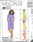 8720 UNCUT McCalls SEWING Pattern Misses Pullover Easy Fitting Dress