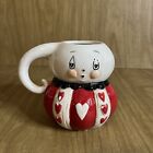 Valentines Day Ghost Mug By JOHANNA PARKER DESIGN Hearts