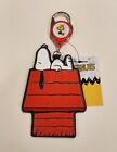 Peanuts Snoopy Doghouse Figural Retractable Lanyard ID Holder NEW
