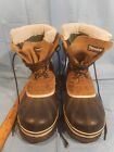 Ozark Trail Mens Brown Suede Thinsulate Snow Boots Insulated Size 12 hardly used