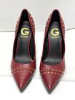 Guess Red High Heel Shoes Size 6.5 Women See Pictures For Wear On Toes, Side