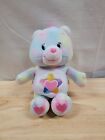 Care Bears True Heart Plush Rainbow Star Belly Badge Stuffed Toy 2004