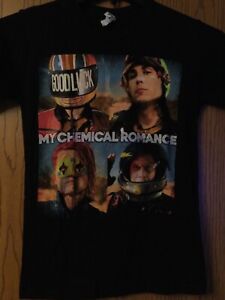 My Chemical Romance - “Good Luck” - Black Shirt With Band Member Images - XS