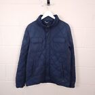 SCOTCH & SODA Jacket Mens XL Quilted Hooded Full Zip Insulated Navy Blue
