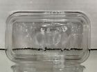 Vintage Arcoroc France Glass Cow Country Butter Dish LID ONLY