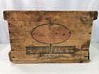 Cross Wood Wooden Crate Box Sterilized Upholsterers Tacks Advertising USA