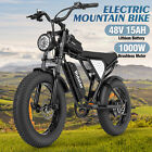 Electric Bike for Adult Ridstar 1000W 48V/15Ah Battery 20''Fat Tire MTB Motobike